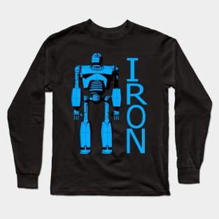 Blue Iron giant Long Sleeve T-Shirt